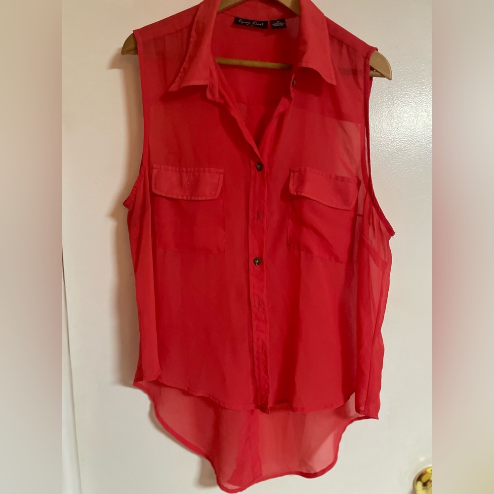 Speed Limit-98 High-Low Blouse - Size: 2X